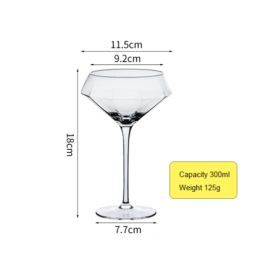 crystal cocktail wine glass wholesale