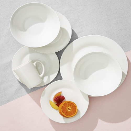 white porcelain dishes wholesale supplier