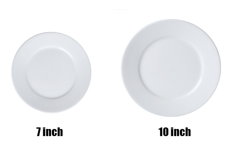 cheap white ceramic dinner plates bulk price