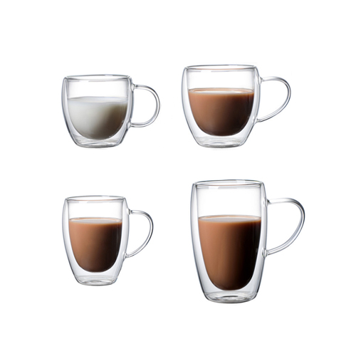 double-wall coffee mugs with handle