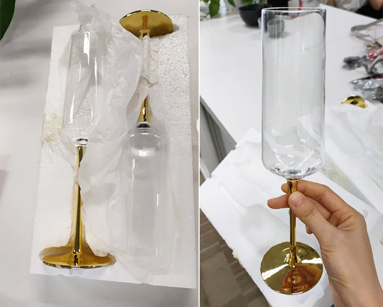 clear color wine glass wholesale