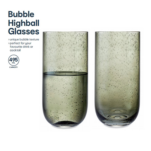 spaying green bubble glasses 17oz