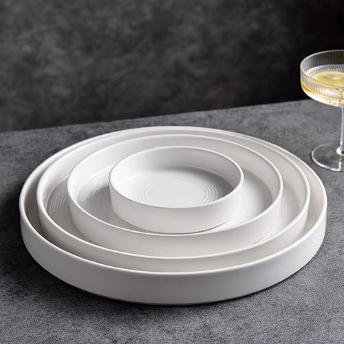 wholesale ceramic white dinner plate