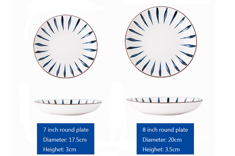 white round plates bulk sale