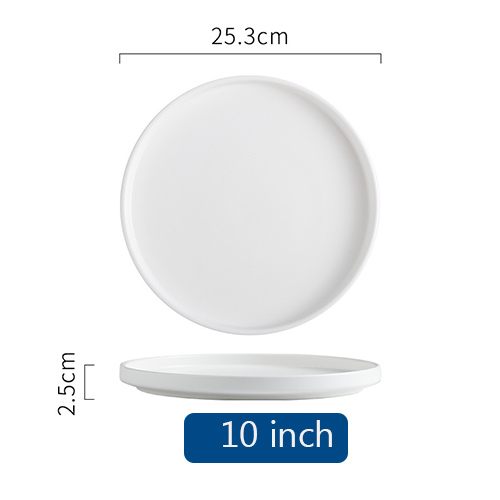 10inch white ceramic plates suppliers