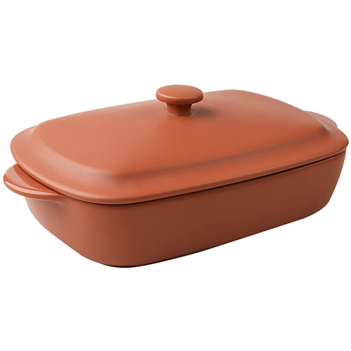 ceramic baking pan with lid