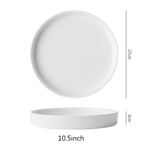 10.5inch ceramic charger plates