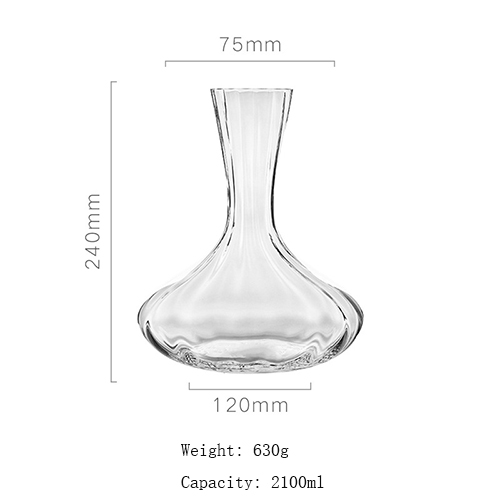 2100ml glass wine decanters wholesale