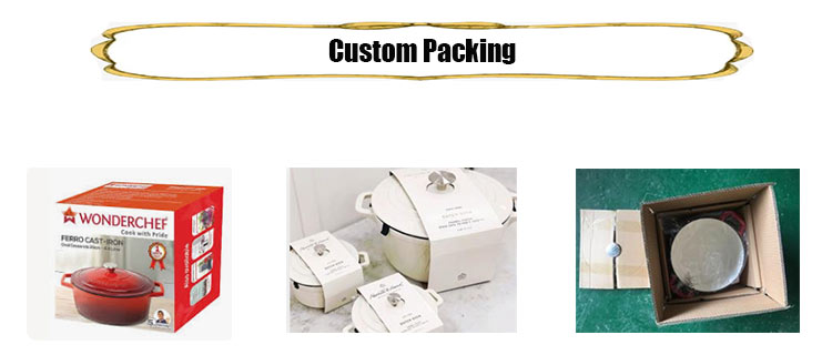 custom packing cast iron factory