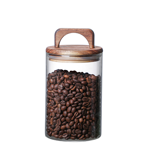 1000ml glass jars with wooden lid