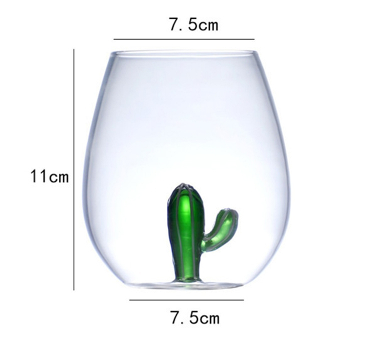 custom animal glass cup wholesale