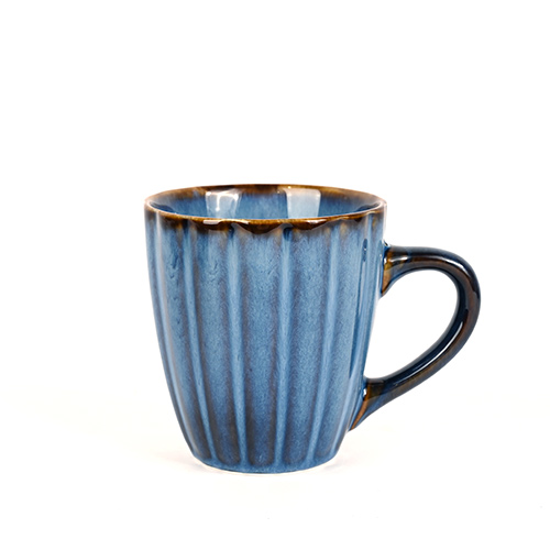 blue reactive ceramic mug 11oz