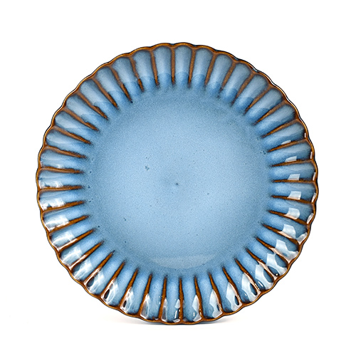 blue reactive glaze ceramic tableware