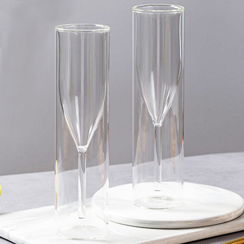 borosilicate champagne glass for sale