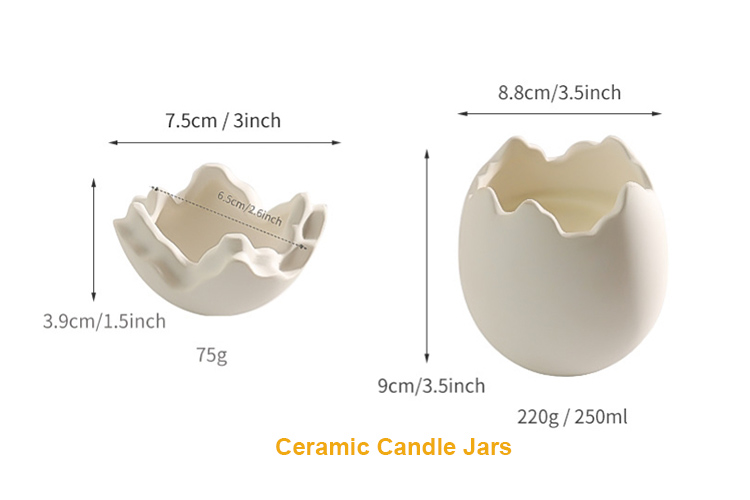 ceramic candle jars for sale