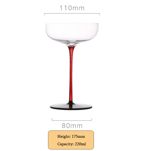 220ml wine glasses goblet