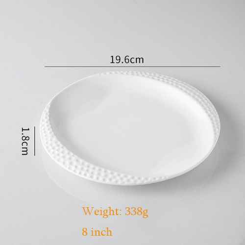 wholesale white porcelain plates