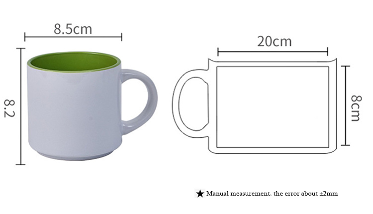 wholesale ceramic stackable mug