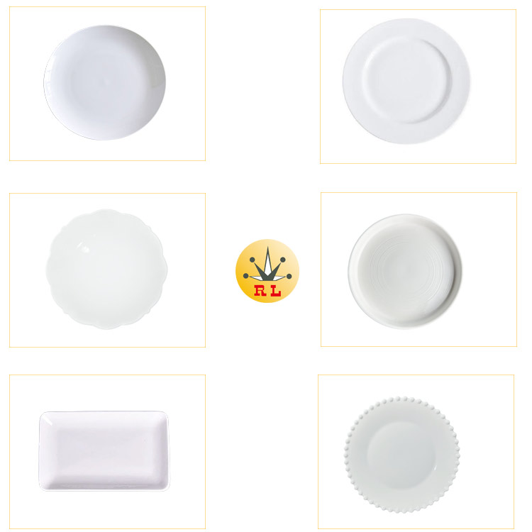 bulk porcelain white dinner plates