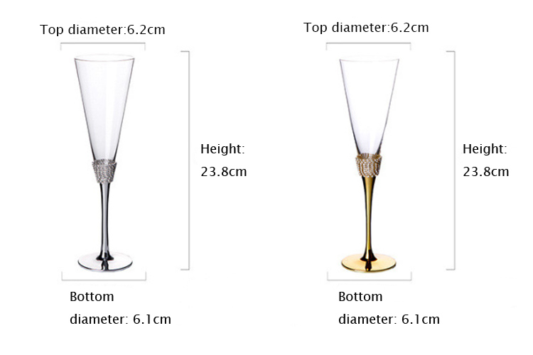 bulk sale cocktail glasses with diamond