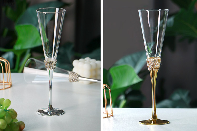 luxury wholesale crystal coupe glasses