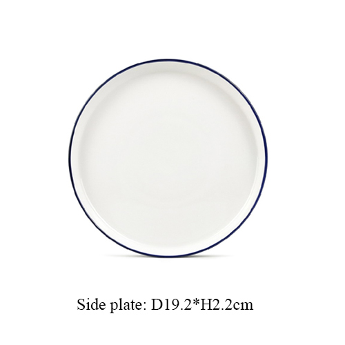 stackable porcelain dinnerware plate