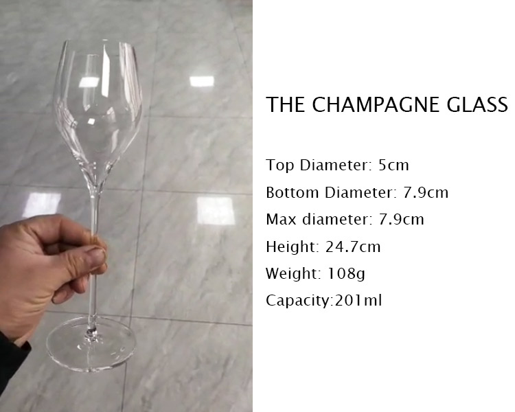 crystal champagne glass wholesale